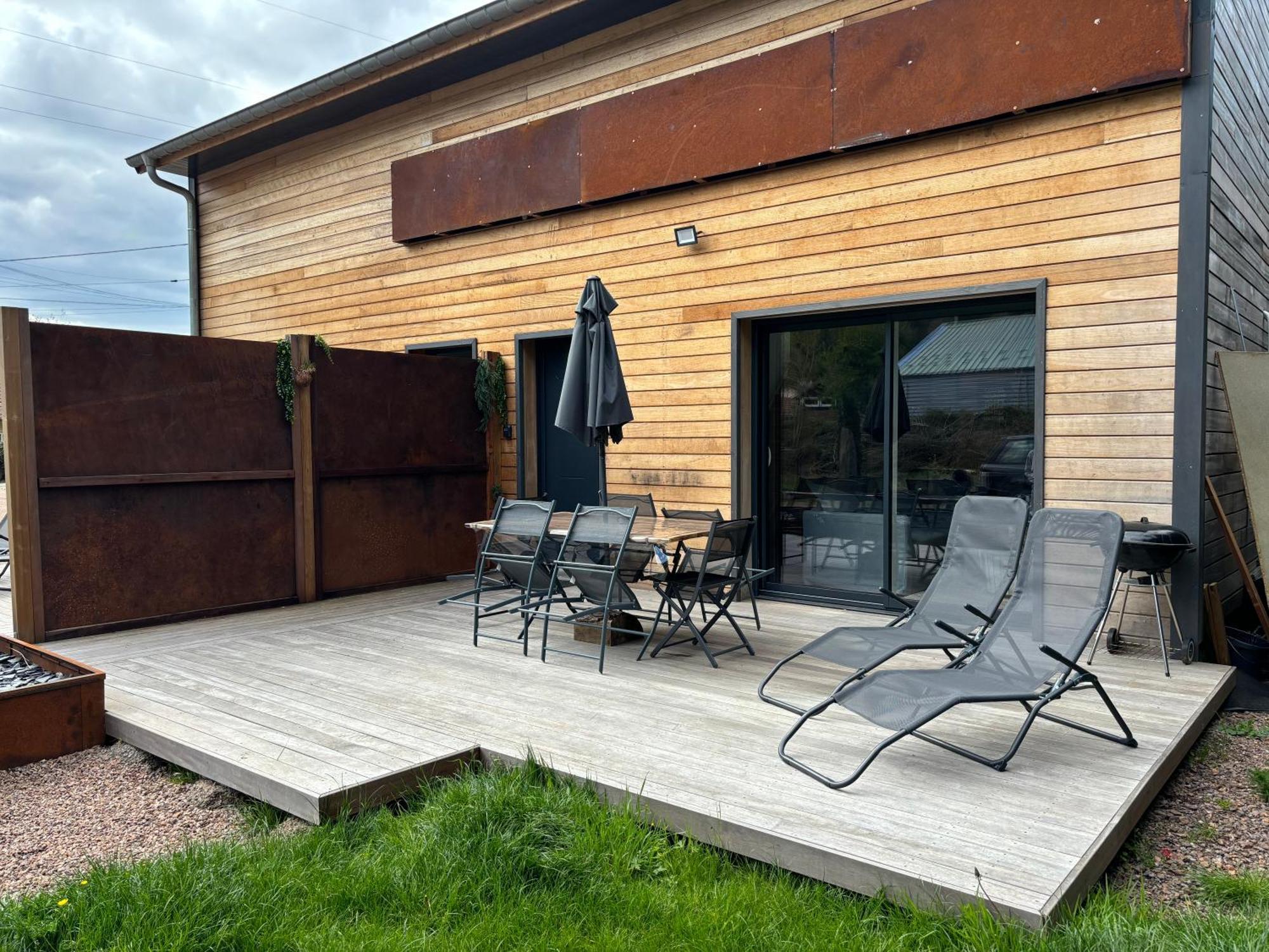 Duplex Le Corten, Terrasse Et Jardin Gérardmer Exterior foto