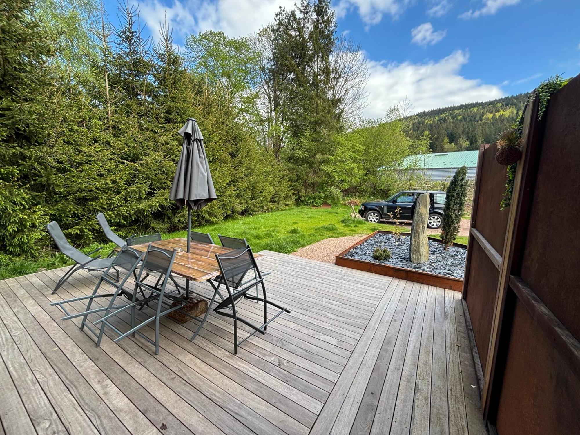 Duplex Le Corten, Terrasse Et Jardin Gérardmer Exterior foto